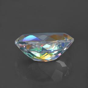 Quartzo Místico Multicolorido Natural 7.40ct, Corte Oval, VVS