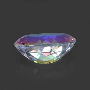 Quartzo Místico Multicolorido Natural 7.37ct, Corte Oval, VS