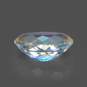 Quartzo Místico Multicolorido Natural 7.30ct, Corte Oval, VVS-VS