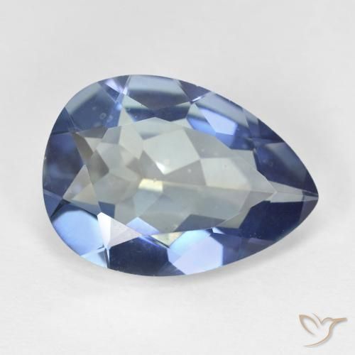 Quartzo Místico Multicolorido Natural 8.82ct, Formato de pêra, VVS-VS
