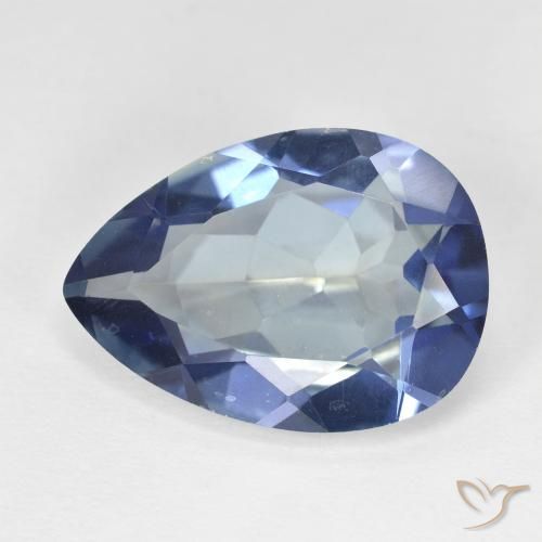 8.65ct Natural Multicolorido Quartzo Místico, Formato de pêra, VVS-VS