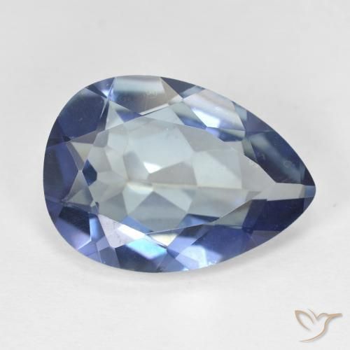Quartzo Místico Multicolorido Natural 8.65ct, Formato de pêra, VVS-VS