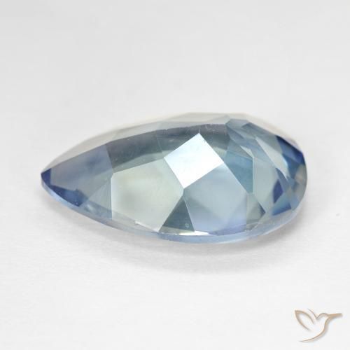 Quartzo Místico Multicolorido Natural 8.65ct, Formato de pêra, VVS-VS