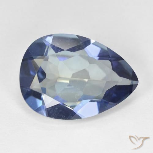Quartzo Místico Multicolorido Natural 8.96ct, Formato de pêra, VVS-VS