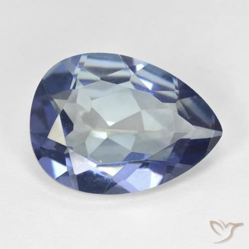 Quartzo Místico Multicolorido Natural 8.87ct, Formato de pêra, VVS-VS