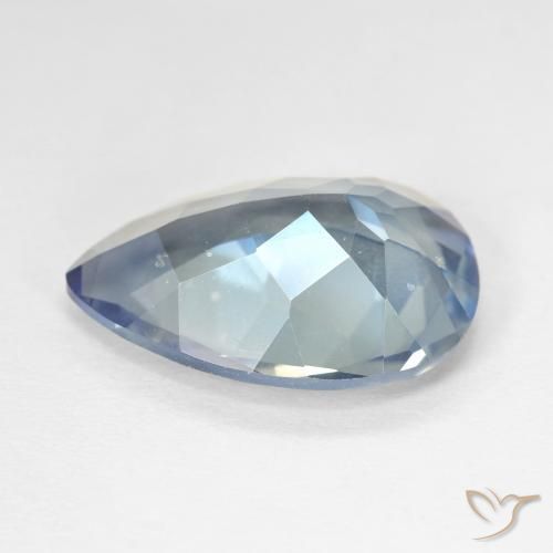 Quartzo Místico Multicolorido Natural 8.62ct, Formato de pêra, VVS-VS