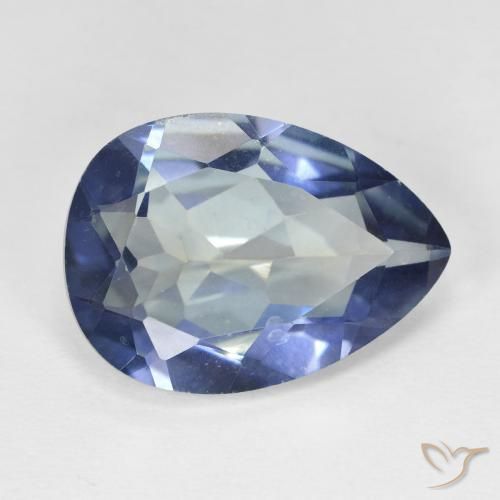Quartzo Místico Multicolorido Natural 8.69ct, Formato de pêra, VVS-VS