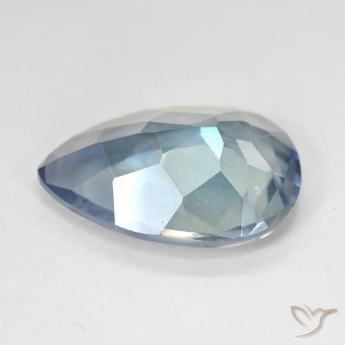 Quartzo Místico Multicolorido Natural 8.69ct, Formato de pêra, VVS-VS