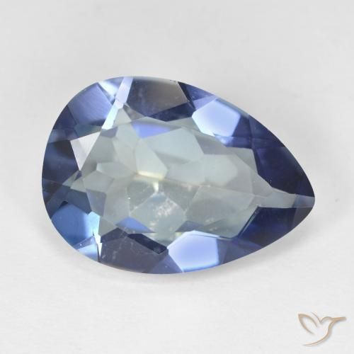 Quartzo Místico Multicolorido Natural 8.71ct, Formato de pêra, VVS-VS