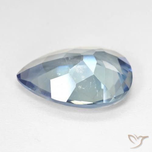 Quartzo Místico Multicolorido Natural 8.71ct, Formato de pêra, VVS-VS