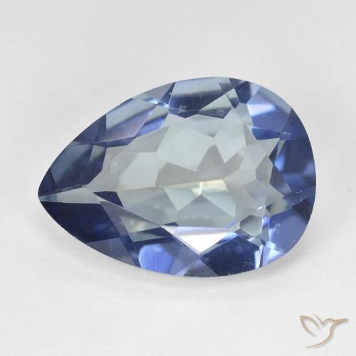 8.95ct Natural Multicolorido Quartzo Místico, Formato de pêra, VVS-VS