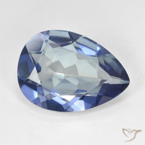 Quartzo Místico Multicolorido Natural 8.95ct, Formato de pêra, VVS-VS