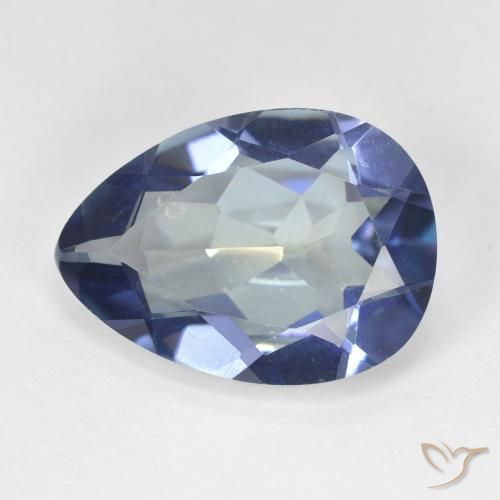 8.91ct Natural Multicolorido Quartzo Místico, Formato de pêra, VVS-VS