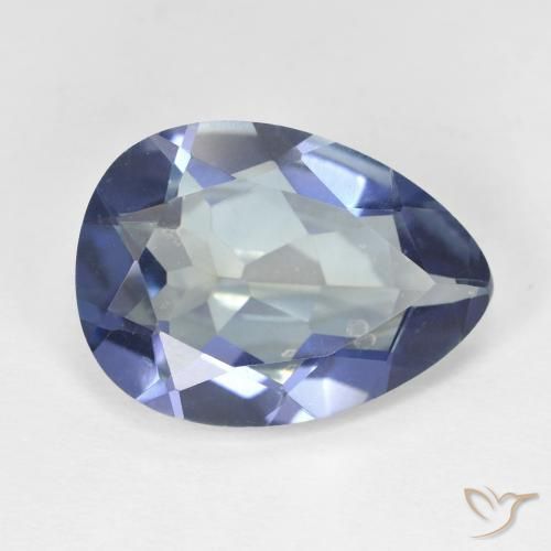 Quartzo Místico Multicolorido Natural 8.91ct, Formato de pêra, VVS-VS