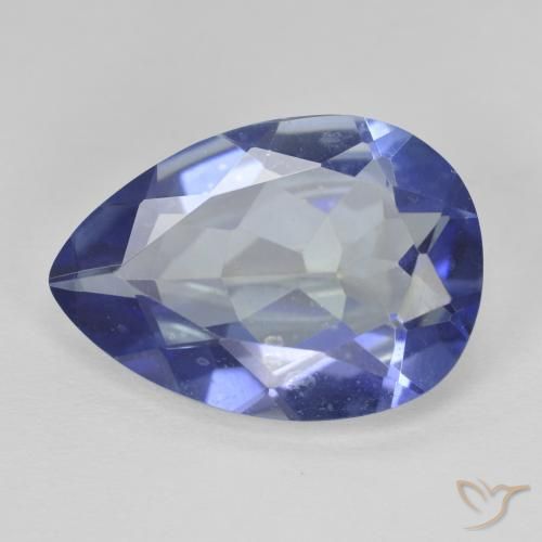 8.68ct Natural Multicolorido Quartzo Místico, Formato de pêra, VVS-VS