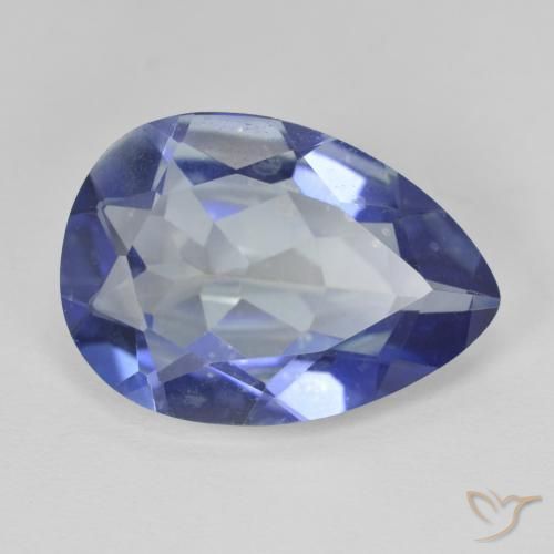 Quartzo Místico Multicolorido Natural 8.68ct, Formato de pêra, VVS-VS
