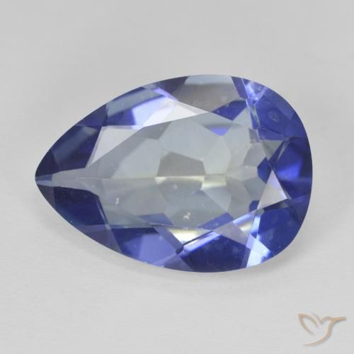 8.72ct Natural Multicolorido Quartzo Místico, Formato de pêra, VVS-VS