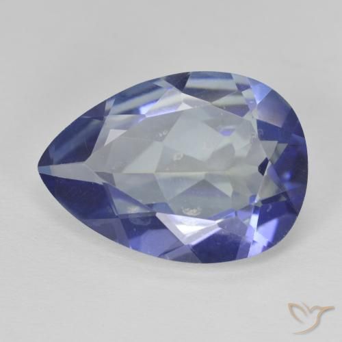 8.41ct Natural Multicolorido Quartzo Místico, Formato de pêra, VVS-VS