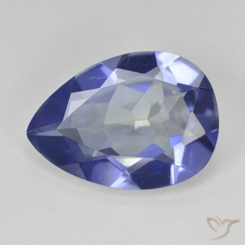 8.55ct Natural Multicolorido Quartzo Místico, Formato de pêra, VVS-VS