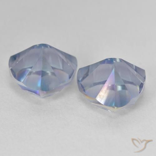 Pedras preciosas de Quartzo Místico Multicolor azul natural de 5.45 ct, Trilhão, VS