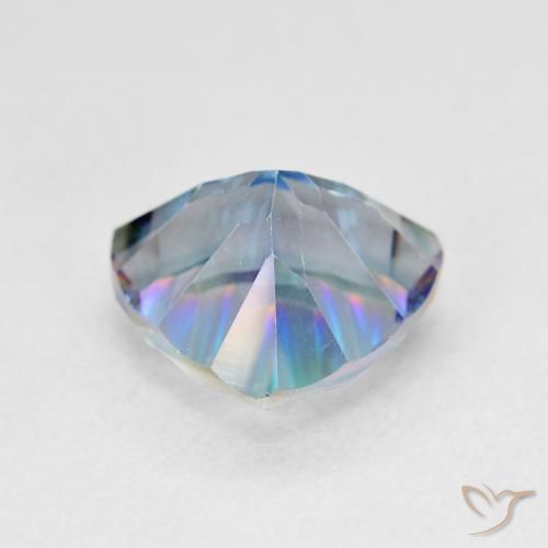 Quartzo Místico Multicolor azul Natural 3.01ct, Trilhão, VS