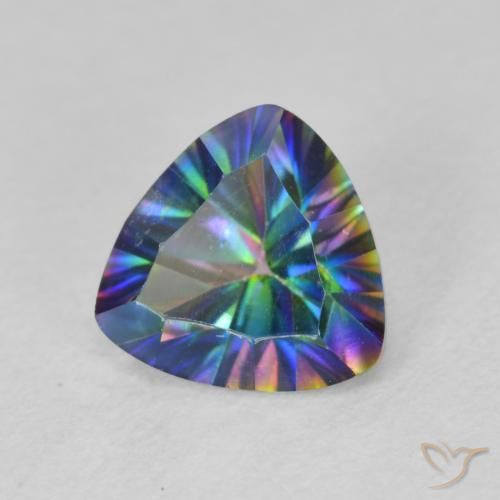 Quartzo Místico Multicolorido Natural 1.02ct, Trilhão, VS
