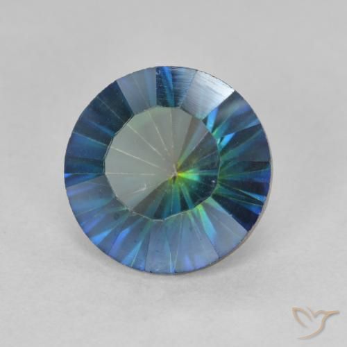 Quartzo Místico Multicolorido Natural 2.54ct, Redondo, VVS-VS