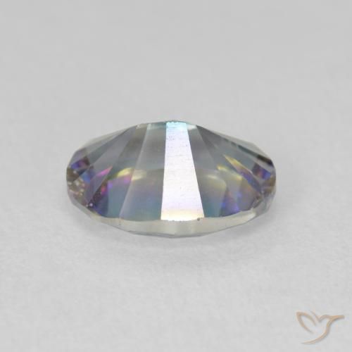 Quartzo Místico Multicolorido Natural 1.64ct, oval, VVS-VS