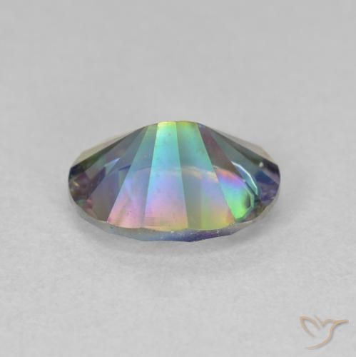 Quartzo Místico Multicolorido Natural 1.60ct, oval, VVS-VS