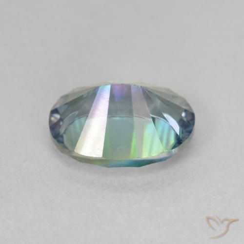 Quartzo Místico Multicolorido Natural 1.73ct, oval, VVS-VS
