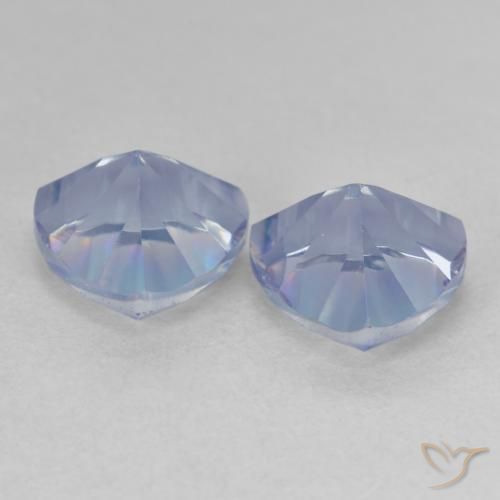 Pedras preciosas de Quartzo Místico Multicolorido natural de 3.66 ct, Trilhão, VS