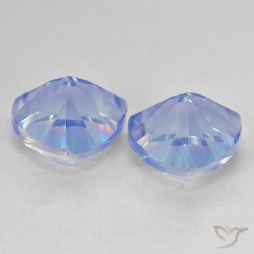 Pedras preciosas de Quartzo Místico Multicolorido natural de 3.89 ct, Trilhão, VVS-VS
