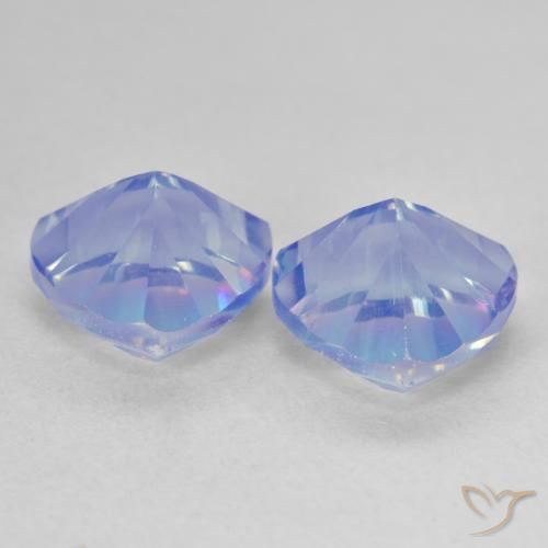 Pedras preciosas de Quartzo Místico Multicolorido natural de 3.67 ct, Trilhão, VVS-VS