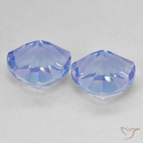 Pedras preciosas de Quartzo Místico Multicolorido natural de 3.78 ct, Trilhão, VVS-VS
