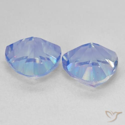 Pedras preciosas de Quartzo Místico Multicolorido natural de 3.60 ct, Trilhão, VVS-VS