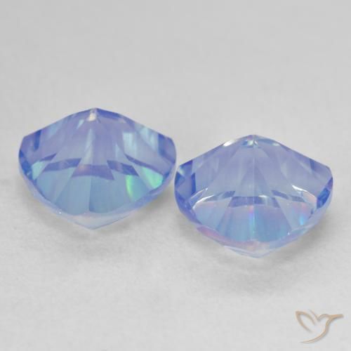 Pedras preciosas de Quartzo Místico Multicolorido natural de 3.65 ct, Trilhão, VVS-VS