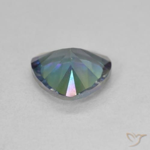 Quartzo Místico Multicolorido Natural 1.26ct, Trilhão, VVS-VS