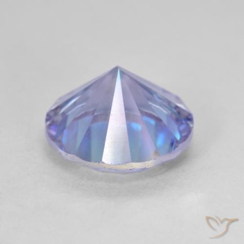 Quartzo Místico Multicolorido Natural 3.19ct, Redondo, VVS-VS
