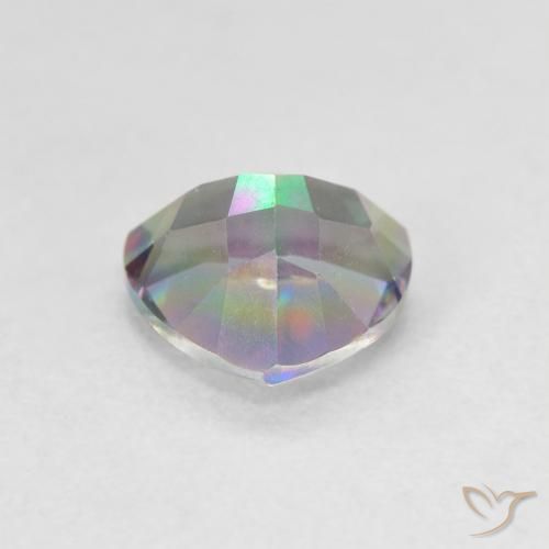 Quartzo Místico Multicolorido Natural 1.11ct, Trilhão, VVS