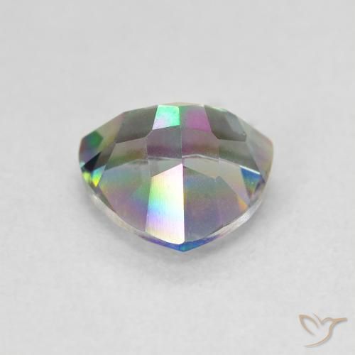 Quartzo Místico Multicolorido Natural 1.14ct, Trilhão, VVS