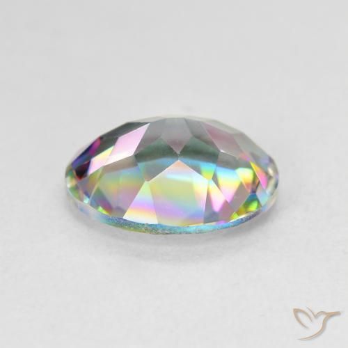 Quartzo Místico Multicolorido Natural 2.90ct, oval, VVS