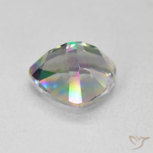 Quartzo Místico Multicolorido Natural 1.62ct, Trilhão, VVS