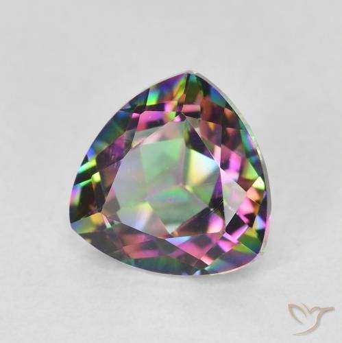 Quartzo Místico Multicolorido Natural 1.75ct, Trilhão, VS