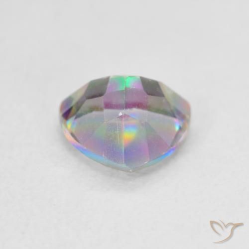 Quartzo Místico Multicolorido Natural 1.07ct, Trilhão, VVS