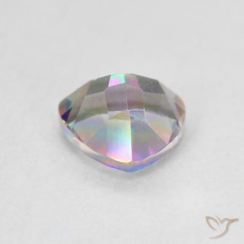 Quartzo Místico Multicolorido Natural 1.06ct, Trilhão, VVS
