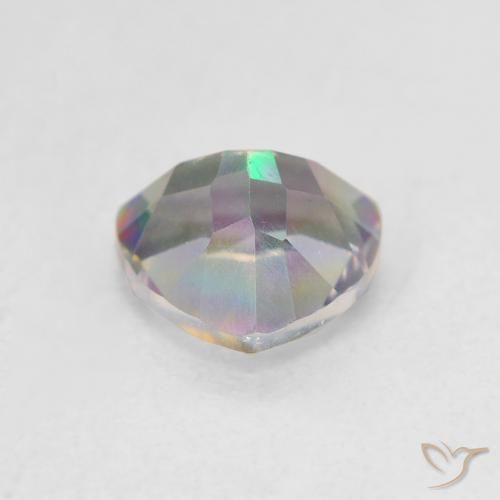 Quartzo Místico Multicolorido Natural 1.15ct, Trilhão, VVS