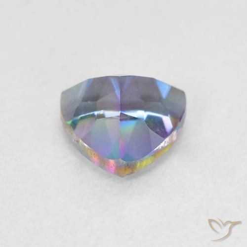 Quartzo Místico Multicolorido Natural 0.75ct, Trilhão, VVS