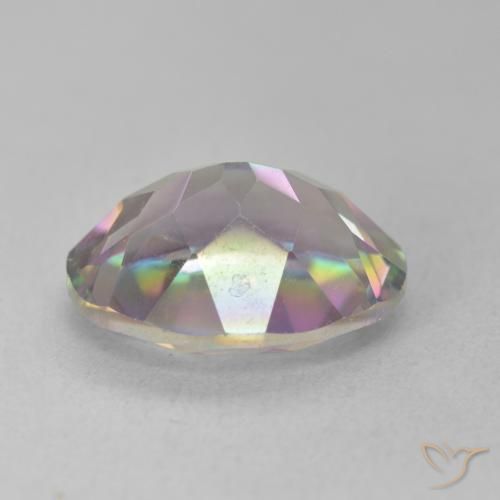 Quartzo Místico Multicolorido Natural 5.49ct, oval, VS