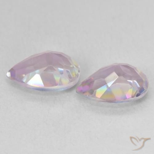 Pedras preciosas de Quartzo Místico Multicolorido natural de 2.09 ct, Formato de pêra, VVS