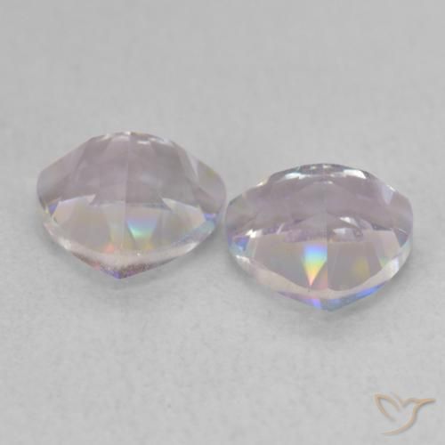 Pedras preciosas de Quartzo Místico Multicolorido natural de 1.53 ct, Trilhão, VVS